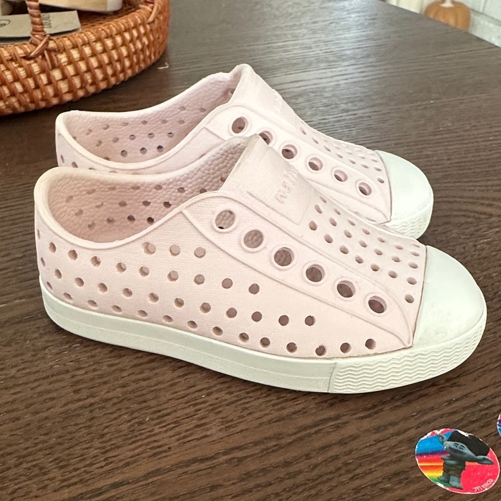 Toddler Native Pink Slip-On Shoes